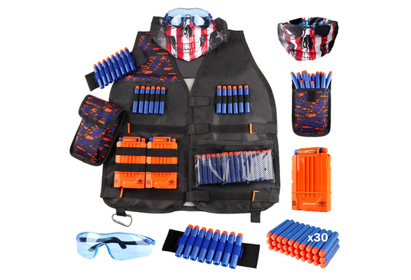 Kids Tactical Vest Kit for Nerf Guns N Strike Elite Series with