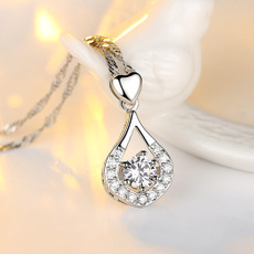 DIAMOND, Jewelry, Gifts, flower necklace