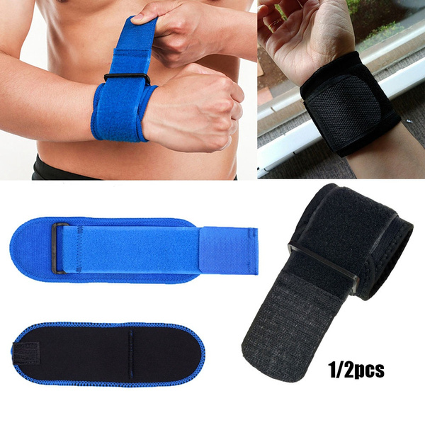 Hand Wrist Support Brace Strap Adjustable Training Exercises Wristband Wraps 