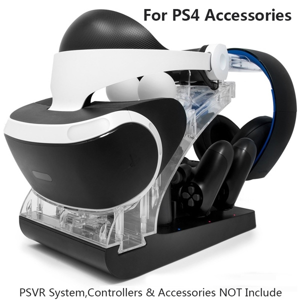 Psvr Charging Station Stand Showcase For Ps4 Vr Collective Minds Display Playstation4 Controller