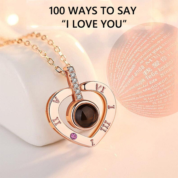 Necklace 100 ways to deals say i love you