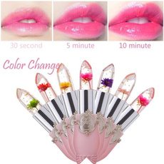 Magic Lip Makeup 6 Color Flower Moisturizing Waterproof Lipstick Lip Blam Cosmetic