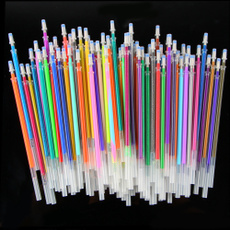 24/36/48PCS Fluorescent Office & School Watercolor Brushes Painting Supplies Marker Pencil Refills Glitter Pen Gel refills
