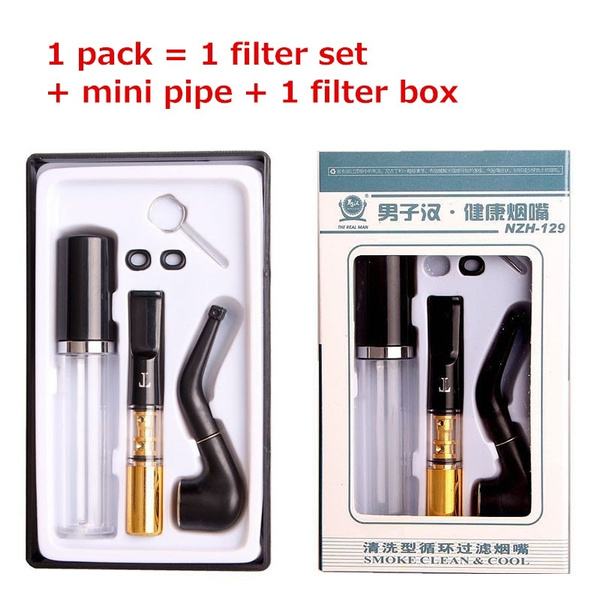 Reusable Smoking Pipes Cleaning Tobacco Cigarette Filter Set