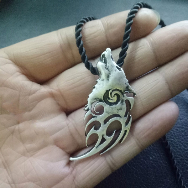 viking wolf necklace