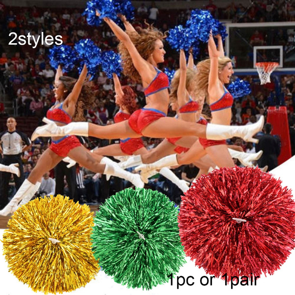 pompoms Cheerleading Cheering Ball Dance Party Decorator Club Sport Supplies