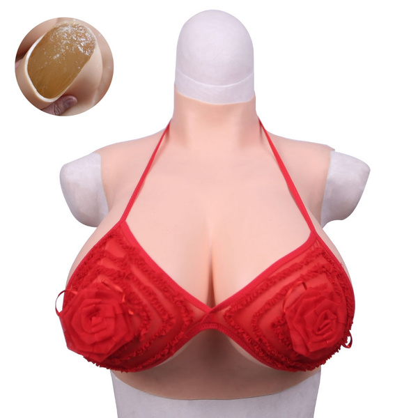 silicone breast with light