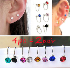 Women, Jewelry, zirconstudearring, Earring