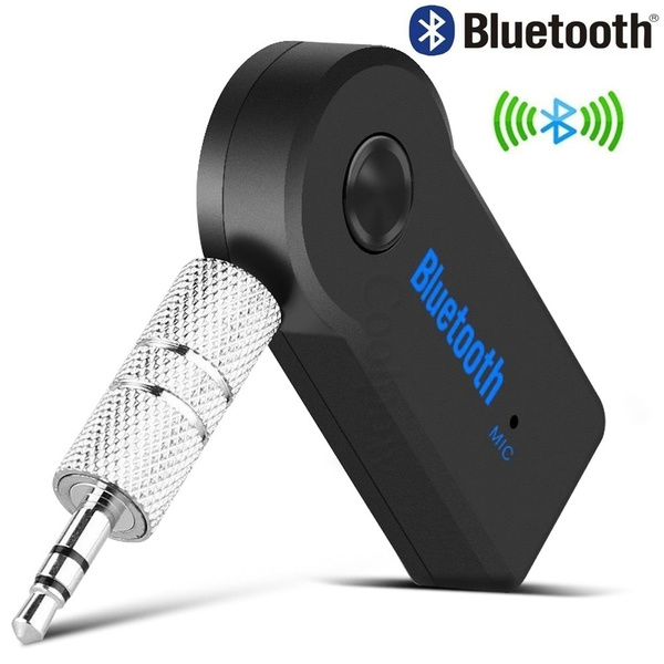 Wireless Bluetooth 3.5mm AUX Audio Stereo Music Home Car Receiver Adapter Mic US 