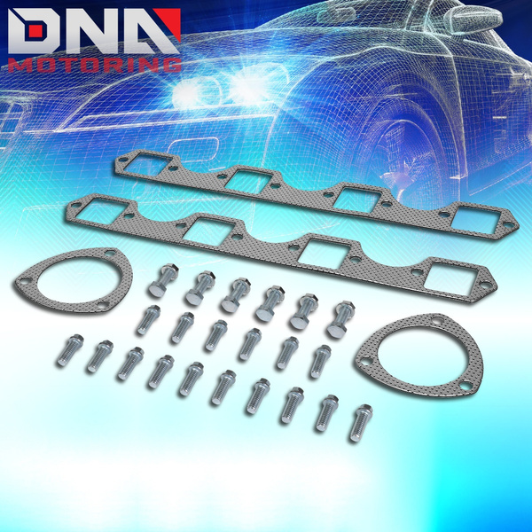 DNA Motoring GKTSET-BBC-82L Aluminum Exhaust Manifold Header Gasket Set Replacement 