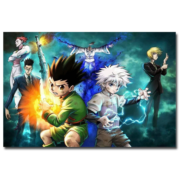 No Frame 1 Piece Anime Hunter X Hunter Characters Poster Wall Art