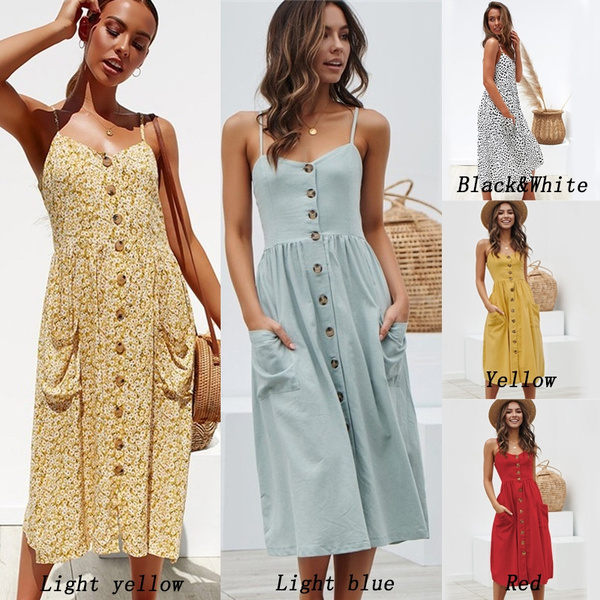 light yellow sundress