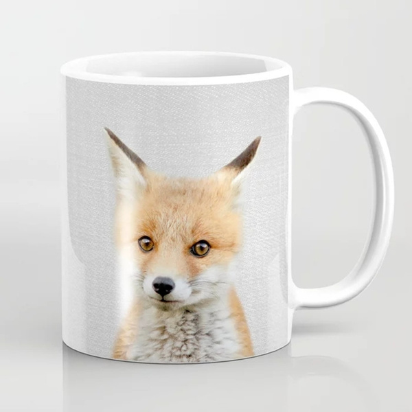 Fox Coffee Mug Fox Mug Cute Fox Mug Fox Mug For Friends Gift For Friend Cute Mug Wish