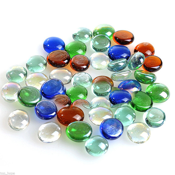 Clear Glass Pebbles | Clear Glass Pebbles for Decoration