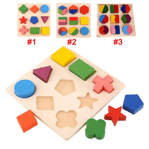 baby wooden blocks puzzle