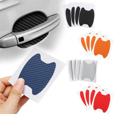 4Pcs/Set Car Door Sticker Scratches Resistant Cover Auto Handle Protection Film Exterior Accessory
