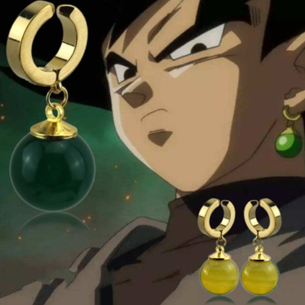 Anime Super Dragon Ball Z Vegetto Goku Potara Earring Cosplay Earrings Ear  Stud Jewelry
