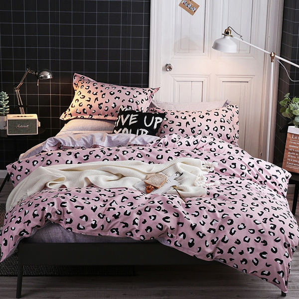 pink cheetah duvet cover