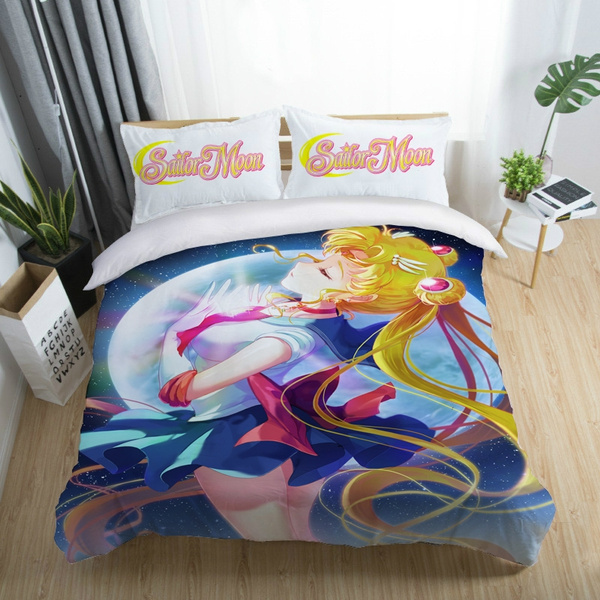 NEW Sailor Moon Bedspread Bed Cover Coverlet Quilt Cover Japan Anime 