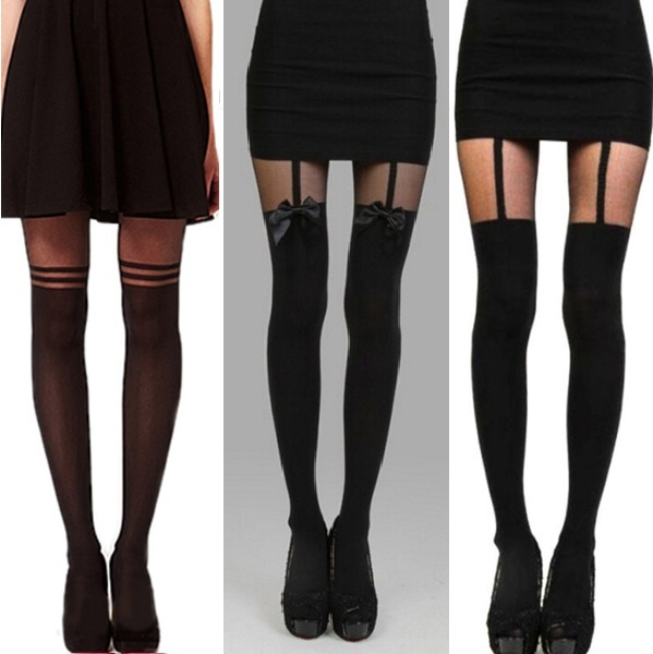 garter tights plus size