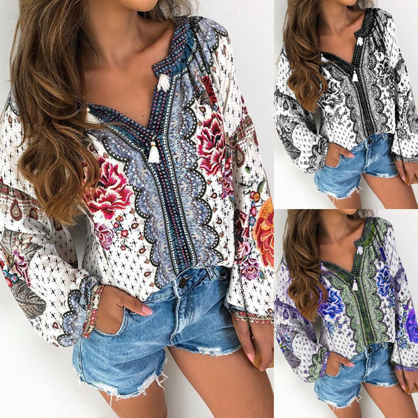 boho style tops