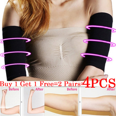 Buy 1 Get 1 Free=2 Pairs=4PCS Women Strong Compression Shaper Arm Wrap Weight Loss Thin Legs Thin Arm Slimmer Sleevelet