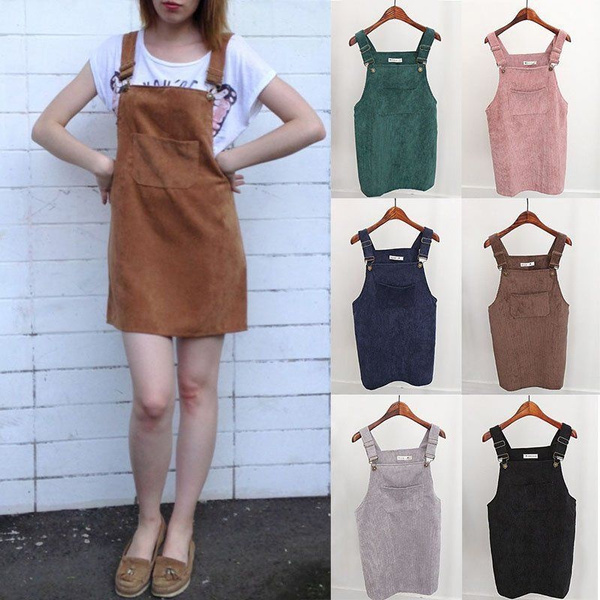 Overall shop skirt jumpsuit