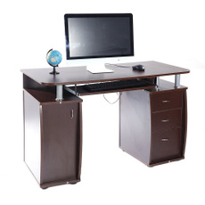 brown, workstation, Computers, Office