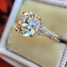 Sterling, Silver Jewelry, DIAMOND, wedding ring
