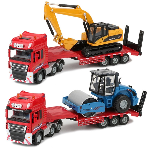 Toy flatbed truck with hot sale forklift