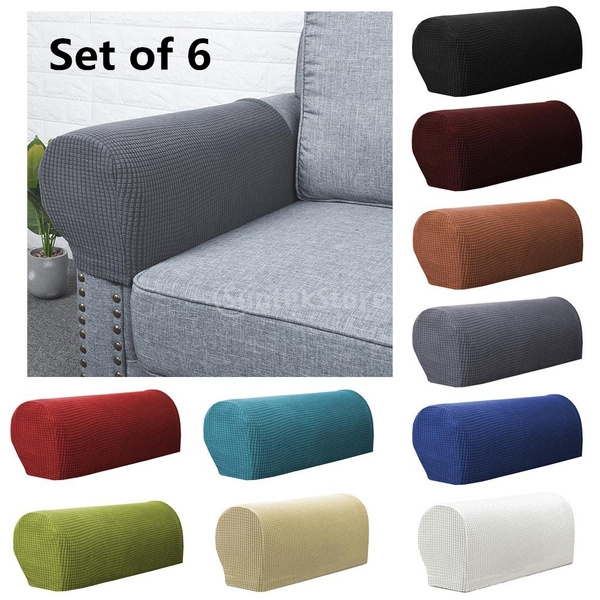 Happyorder Set Of 6 Premium Stretch, Armrest Covers For Recliners
