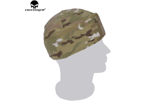 multicam fleece beanie