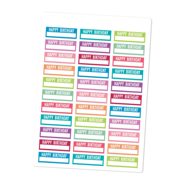 HAPPY BIRTHDAY Planner Stickers