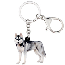 petkeychain, cute, huskydogkeychain, huskydogkeyring