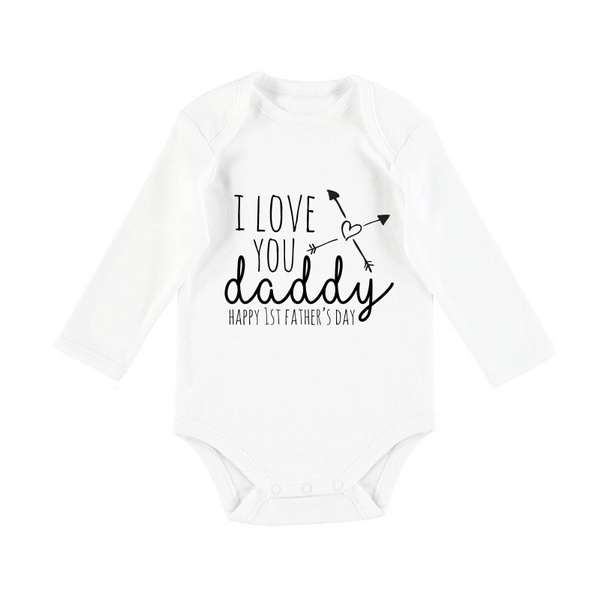 happy 1st fathers day onesie