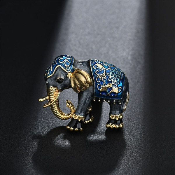 Elephant sale brooch pin