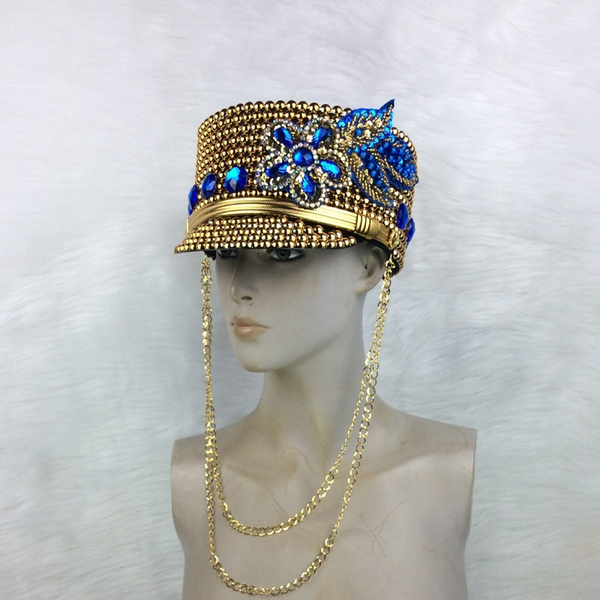 festival hat, military hat, bohemian 