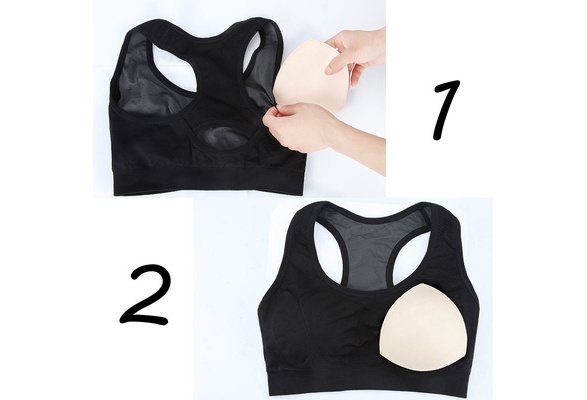 Wishglow Bra Pads Inserts for Women Sports Swimwear Bikini Tops Dresses