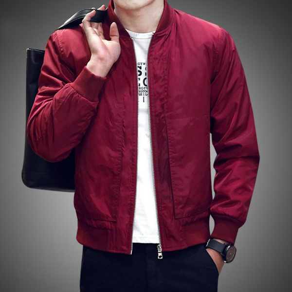 thin bomber jacket mens