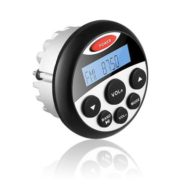WeatherProof Bluetooth Marine Audio Stereo,Marine Gauge Radio Receiver