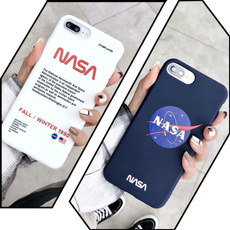 Popular American NASA Astronaut Soft Silicone Case for Iphone X XR XS MAX 7 8 6S Plus Fashion White Blue Tpu Phone Cover Coque