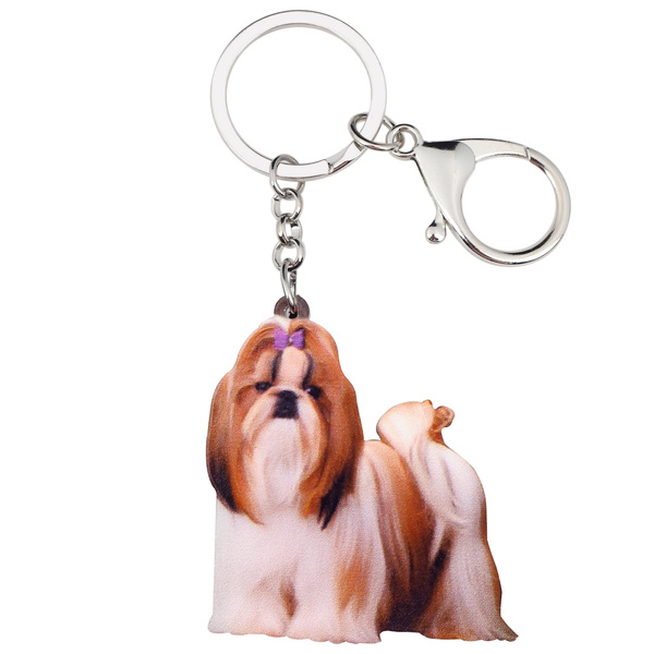 Shih tzu sale keychain