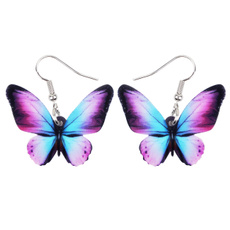 butterfly, butterfly earrings, earringsdangle, earringsforgirl