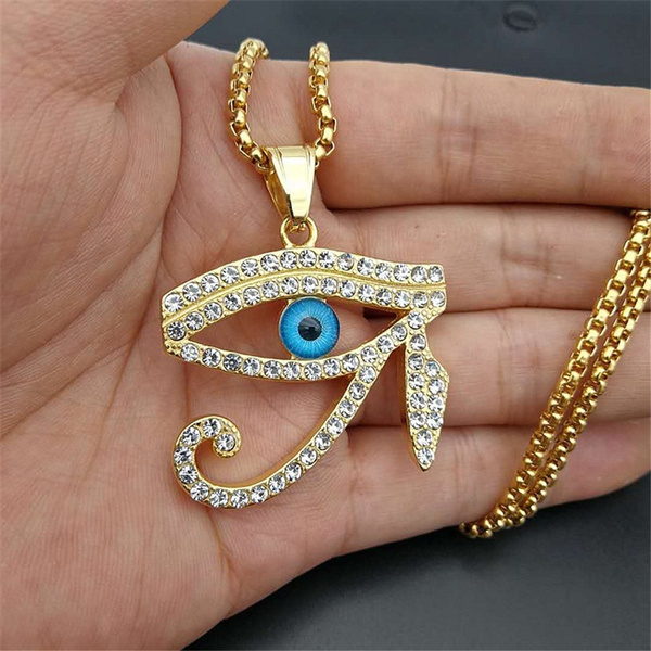 Blue hot sale eye jewelry