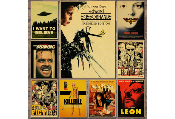 Classic Movie Fight Club/pulp Fiction/shining/kill Bill Poster