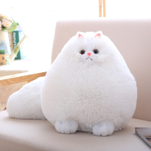 large stuffed animal cat