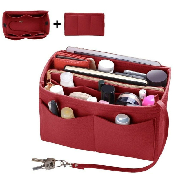 Amazon.com: Vercord Canvas Handbag Organizers, Sturdy Purse Insert Organizer  Bag in Bag, 10 Pockets Beige Small : Clothing, Shoes & Jewelry