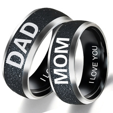 dad, fathersdaygift, Unique, titanium steel