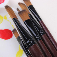 Brushes Set for Art Painting Oil Acrylic Watercolor Drawing Craft