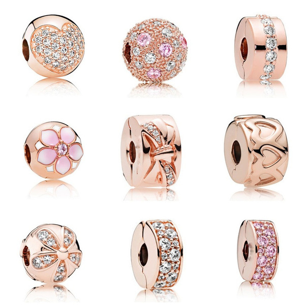 pandora rose gold stopper